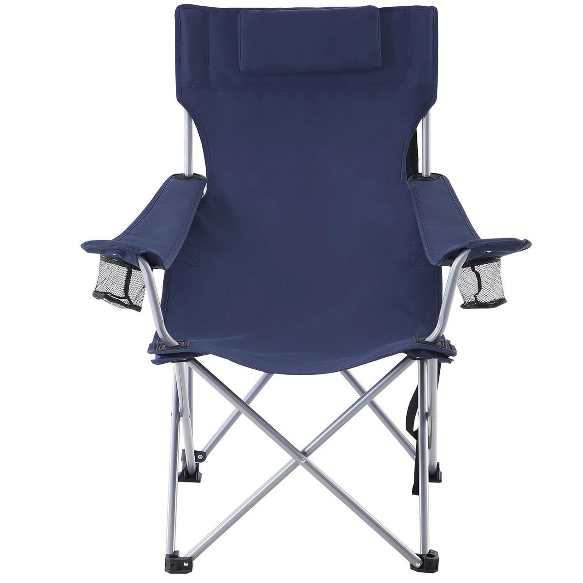 CAMPINGSTUHL KLAPPSTUHL - Blau, Textil (70/91/81cm) - Hansiro