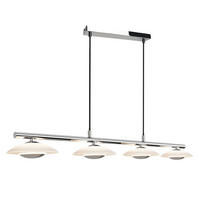 LED-PENDELLEUCHTE Yaffe 133.5/135/16cm - Chromfarben, Metall (133.5/135/16cm) - Nettlife