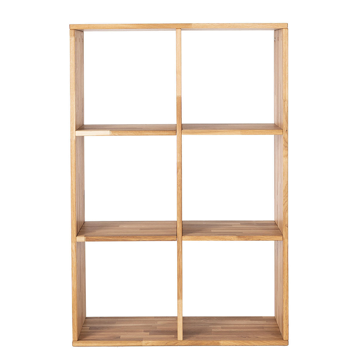 REGAL - Massivholz - Eichefarben, Holz (76/112/35cm) - home24