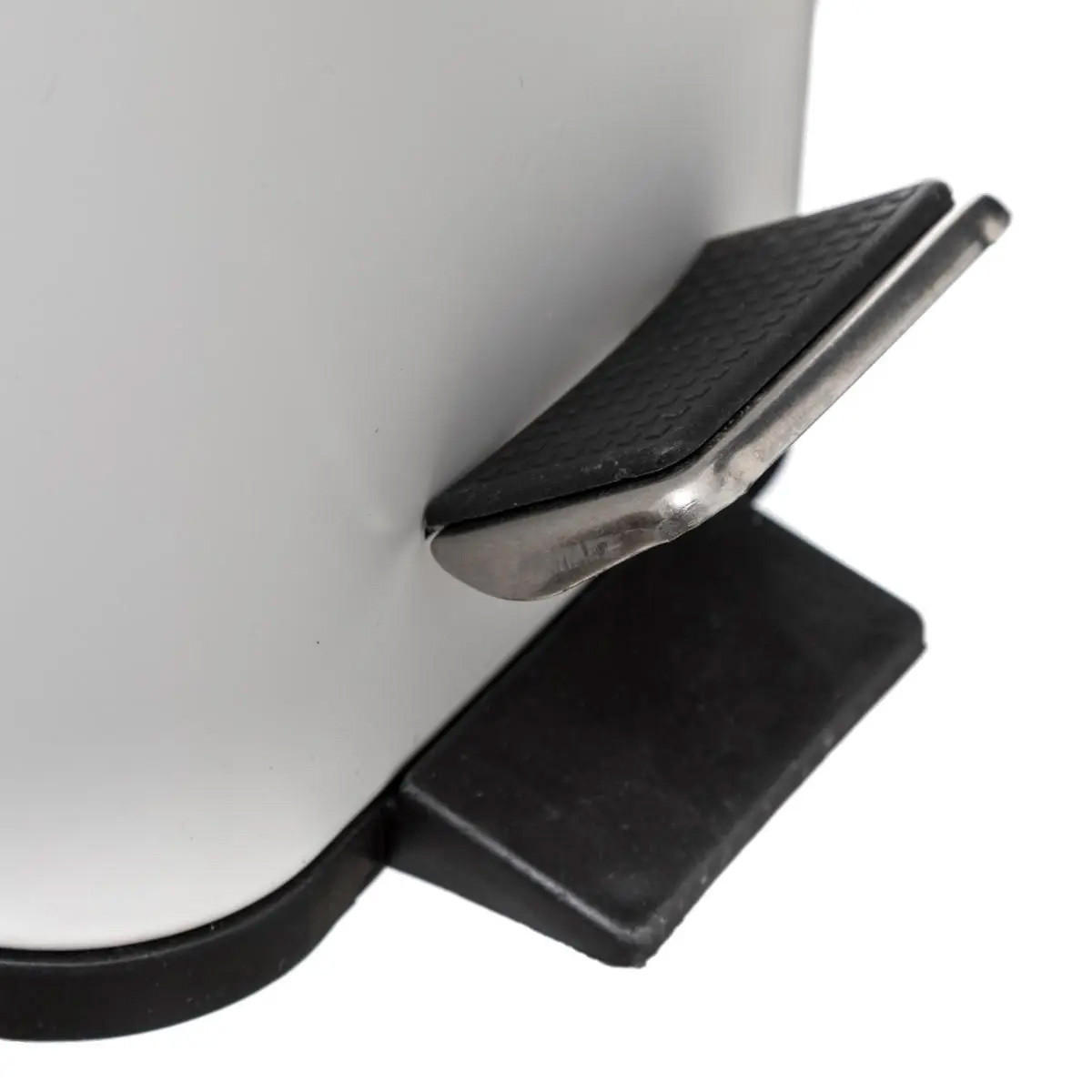 METALLABFALLEIMER 28,3/14,5/30,5 cm - Weiß, Metall (14.5/30.5/28.3cm) - 5five Simply Smart