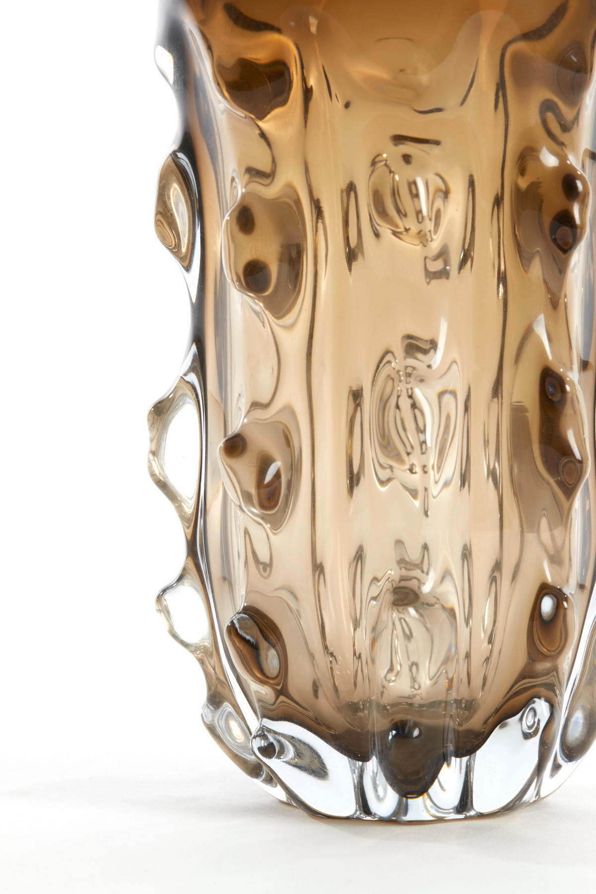 VASE Torben Braun Ø15/27,5 cm - Braun, Glas (15/27.5cm) - Light & Living