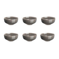 SCHALEN Stellar Ø14cm - 6er-Set - Betongrau - Grau, Keramik (14cm) - Björn