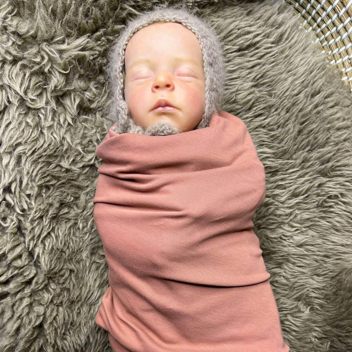 BABYDECKE Pucktuch - Kupferfarben, Textil (90/90cm) - Hoppediz