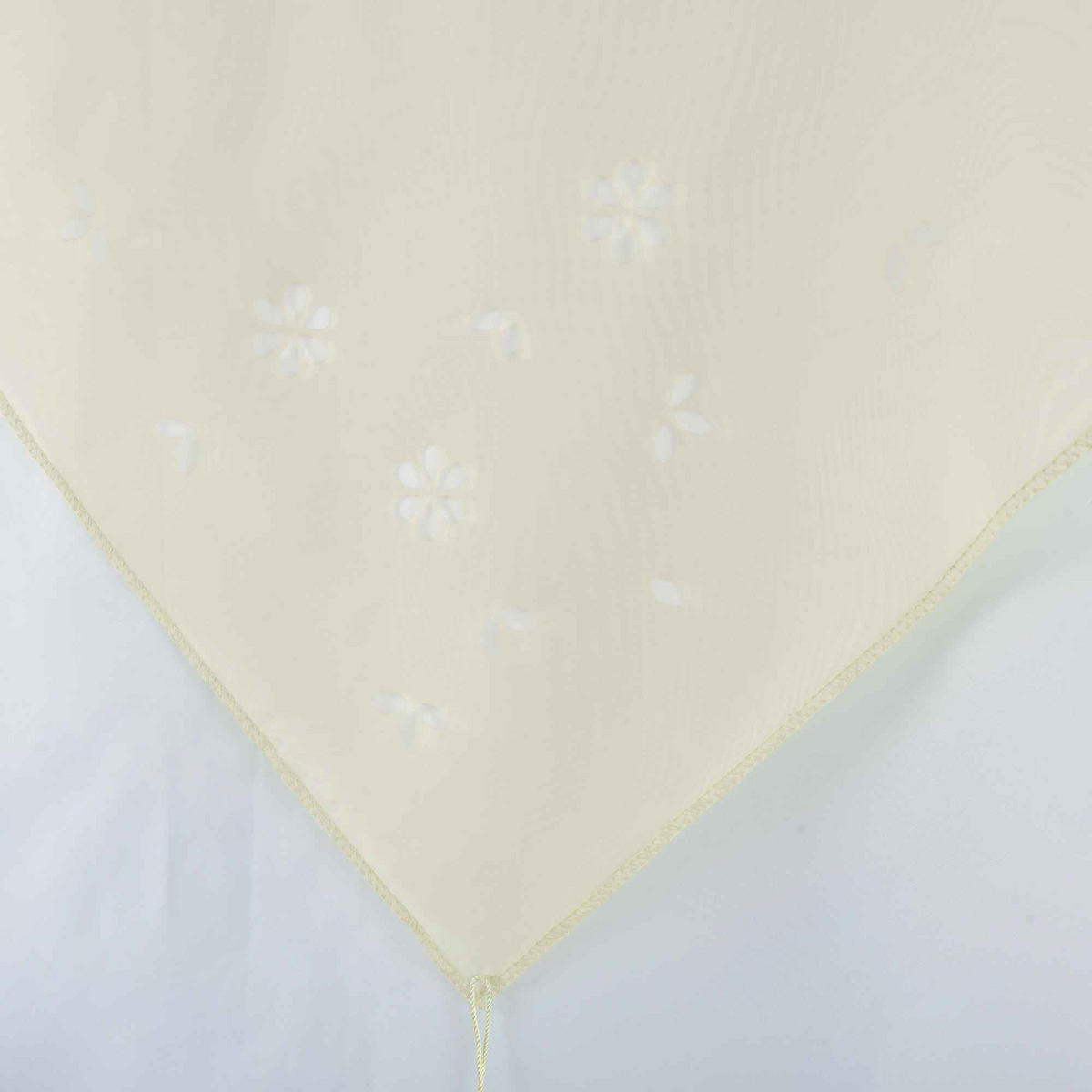 SCHEIBENGARDINE GERA 90x60 cm Creme - Creme, Textil (60/90cm) - Gardinenbox
