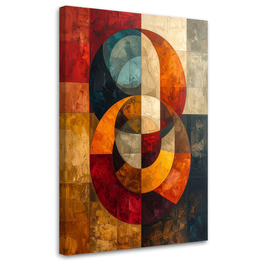 Feeby Leinwandbild Mehrfarbig 70x100 cm