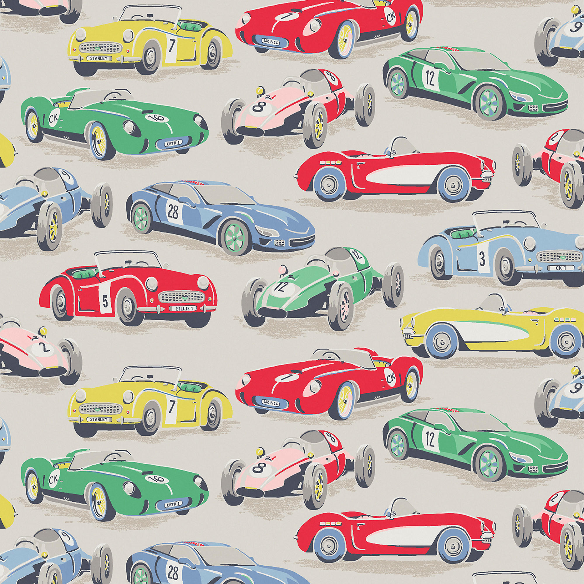 VLIESTAPETE Oldtimer - Multicolor, Papier/Kunststoff (52/1000cm)