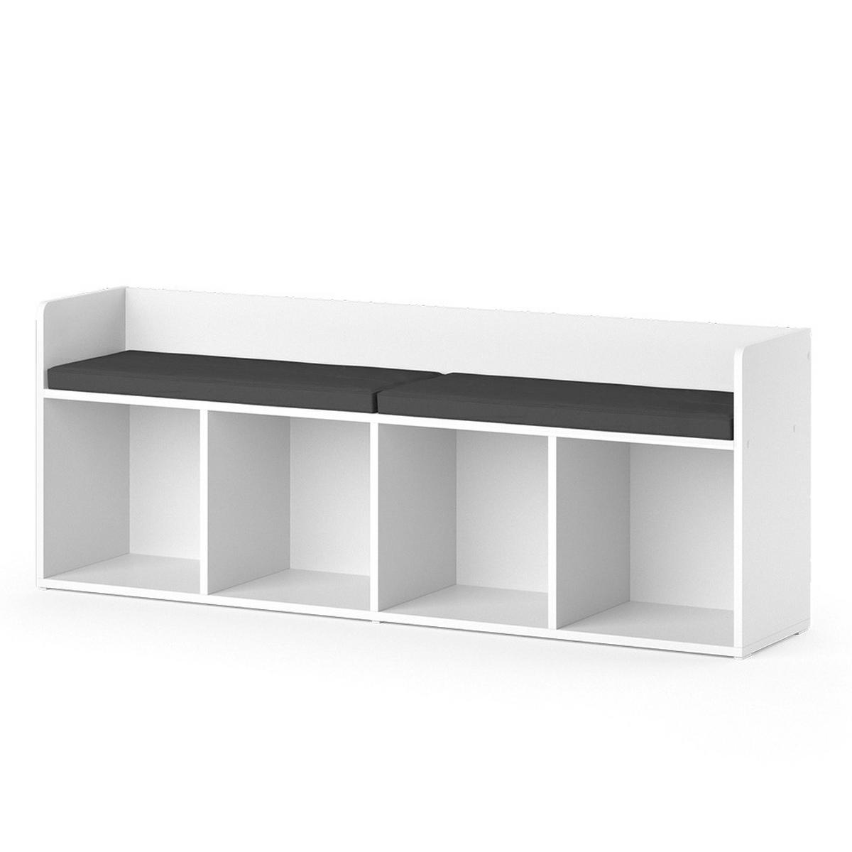 DĚTSKÁ POLICE Luigi Bílá - bílá, kompozitní dřevo (142.4/53.4/31cm) - Vicco