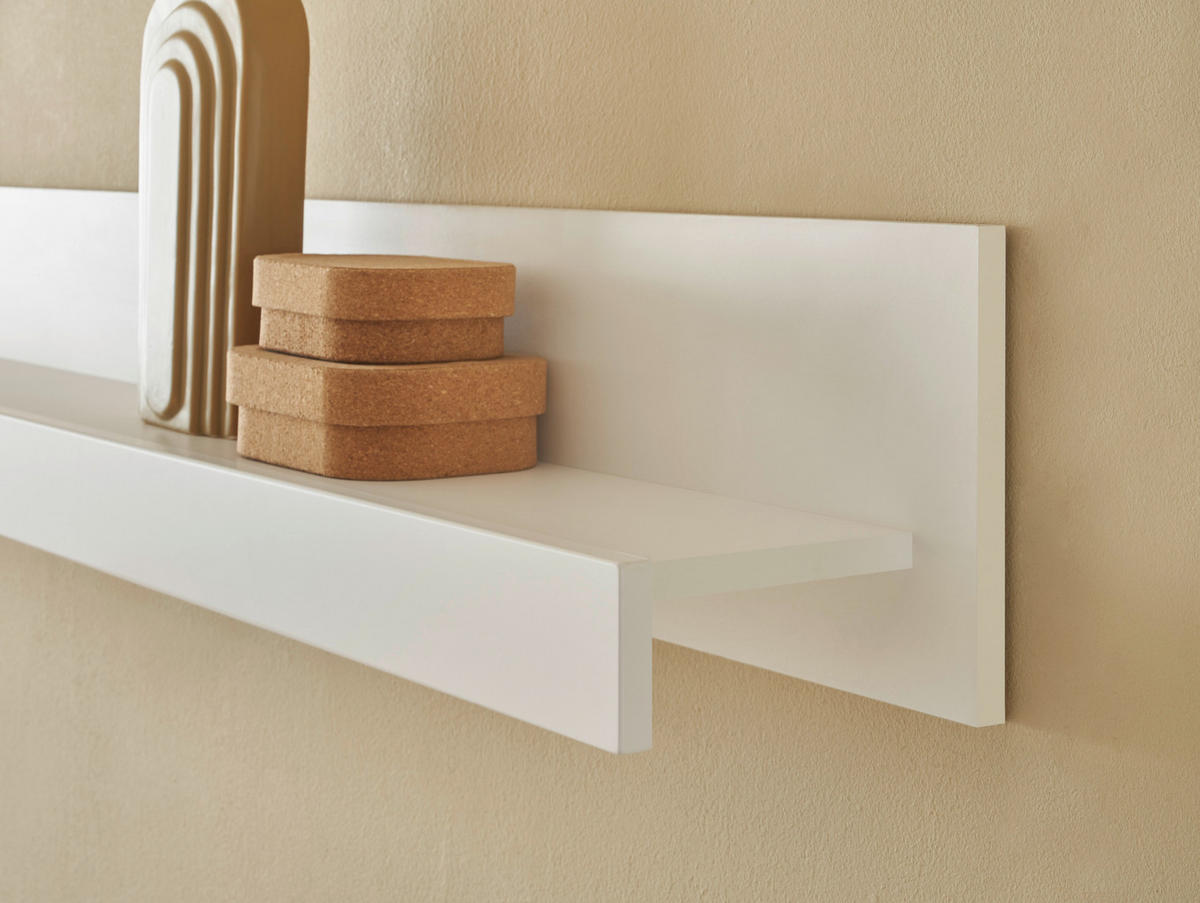 WANDBOARD M15 Weiß Matt 217/22/18 cm - Weiß, Holzwerkstoff (217/22/18cm) - Livojo