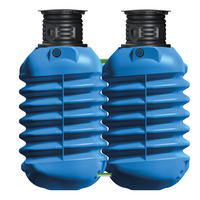 ERDTANK-PAKET 5000 L - Blau, Kunststoff (147/201/230cm) - 4rain