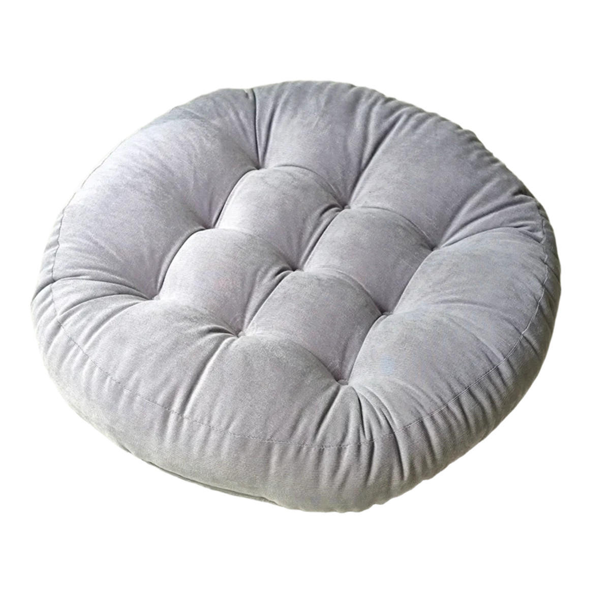 GARTENHOCKERAUFLAGE 55/55 cm - Silberfarben, Textil (55/55cm) - Authentics