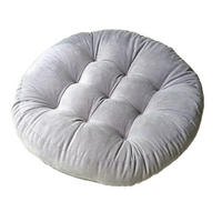 GARTENHOCKERAUFLAGE 55/55 cm - Silberfarben, Textil (55/55cm) - Authentics