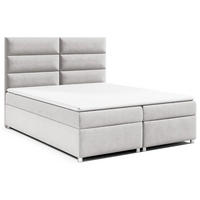 BOXBETT mit Bettkasten Trinity K-4 Bonellfederkern - Silberfarben, Holz/Holzwerkstoff (140/200cm) - Best For Home
