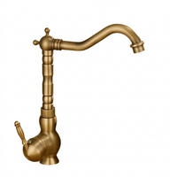 WASCHTISCHARMATUR, 20 x 18 cm, gold - Goldfarben, Metall (27/8/25cm) - Vallsero