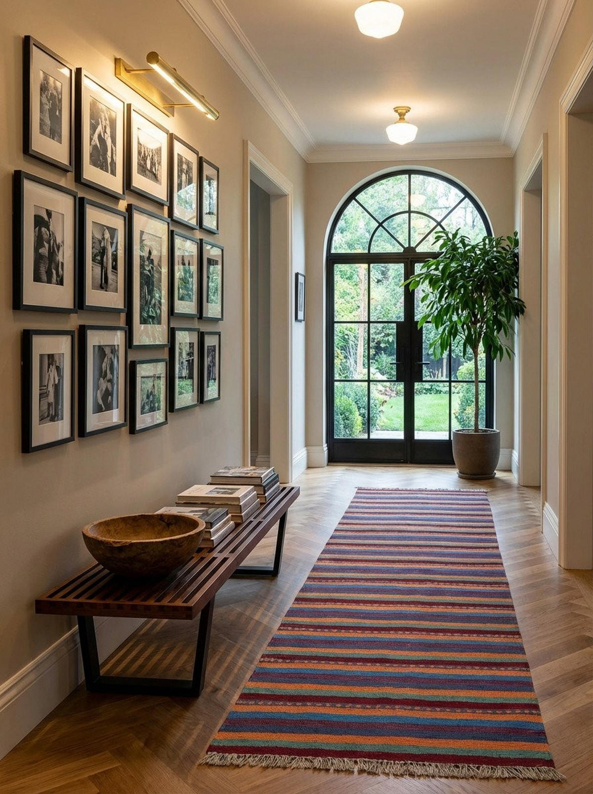 HANDWEBTEPPICH Kelim Gashgai Mehrfarbig 198/60 cm Schurwolle - Multicolor, Textil (60/198cm) - Looma