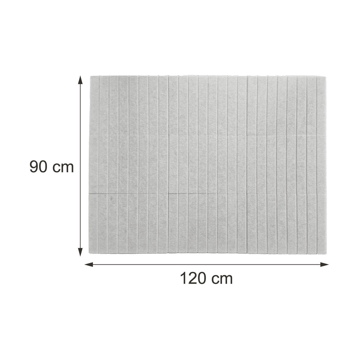 ANSLAGSTAVLA Ljusbrun filt självhäftande 9-delar 120x90 cm - Ljusbrun, Textil (120/0.9/90cm) - Relaxdays
