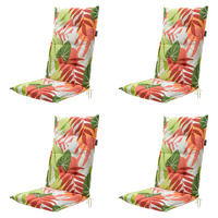 GARTENSTUHLKISSEN Iven 123/50 cm 4er-Set - Rot, Textil (50/7/123cm) - Madison