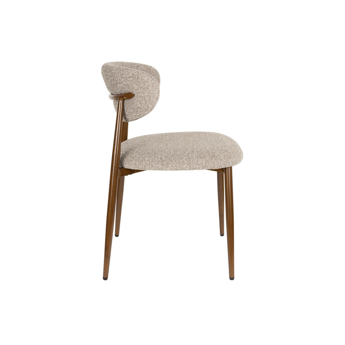 ESSZIMMERSTUHL Noor Taupe - 2 er Set - Taupe, Kunststoff (51/77.5/53cm) - Housecraft Living