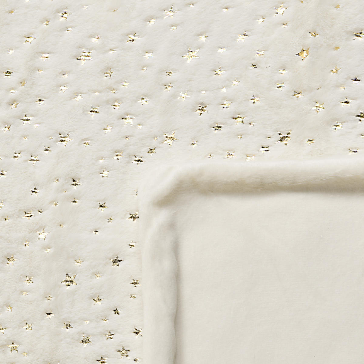 DECKE Creme Alazeya 150/200 cm - Creme, Textil (150/200cm) - Beliani