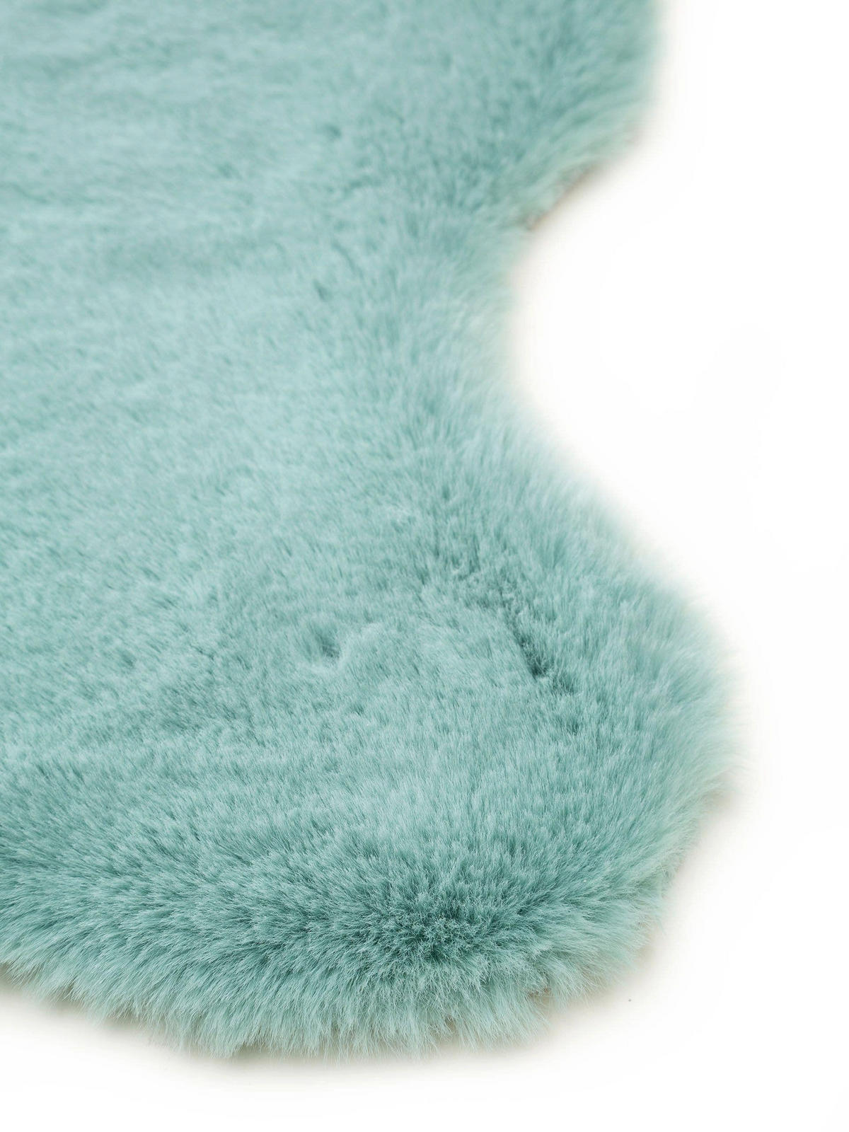 KUNSTFELL-TEPPICH Dave Blau 60x90 cm - Blau, Textil (60/90cm) - benuta Nest