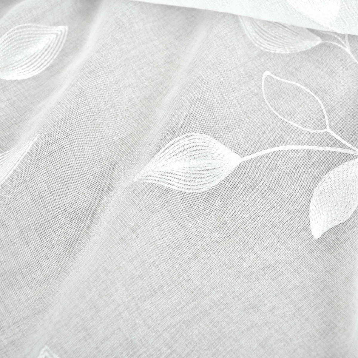 VORHANG BAMBERG HxB 175x140 cm Weiß - Weiß, Textil (140/175/1cm) - Gardinenbox