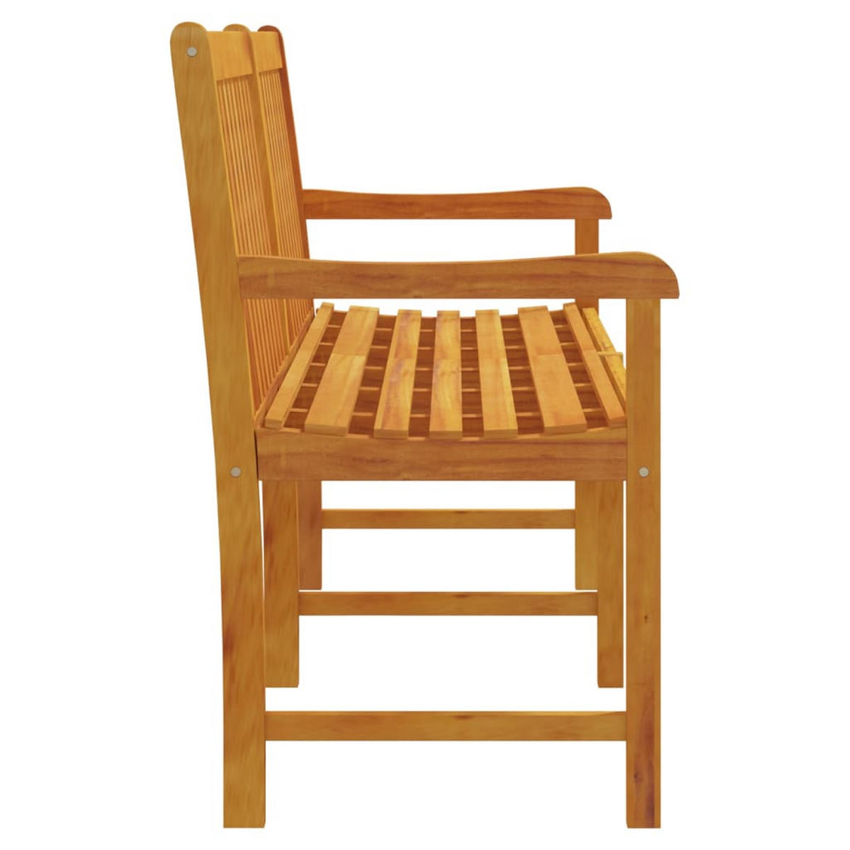 GARTENBANK 180 cm Massivholz Akazie - Braun, Holz (180/90/55.5cm) - furnicato