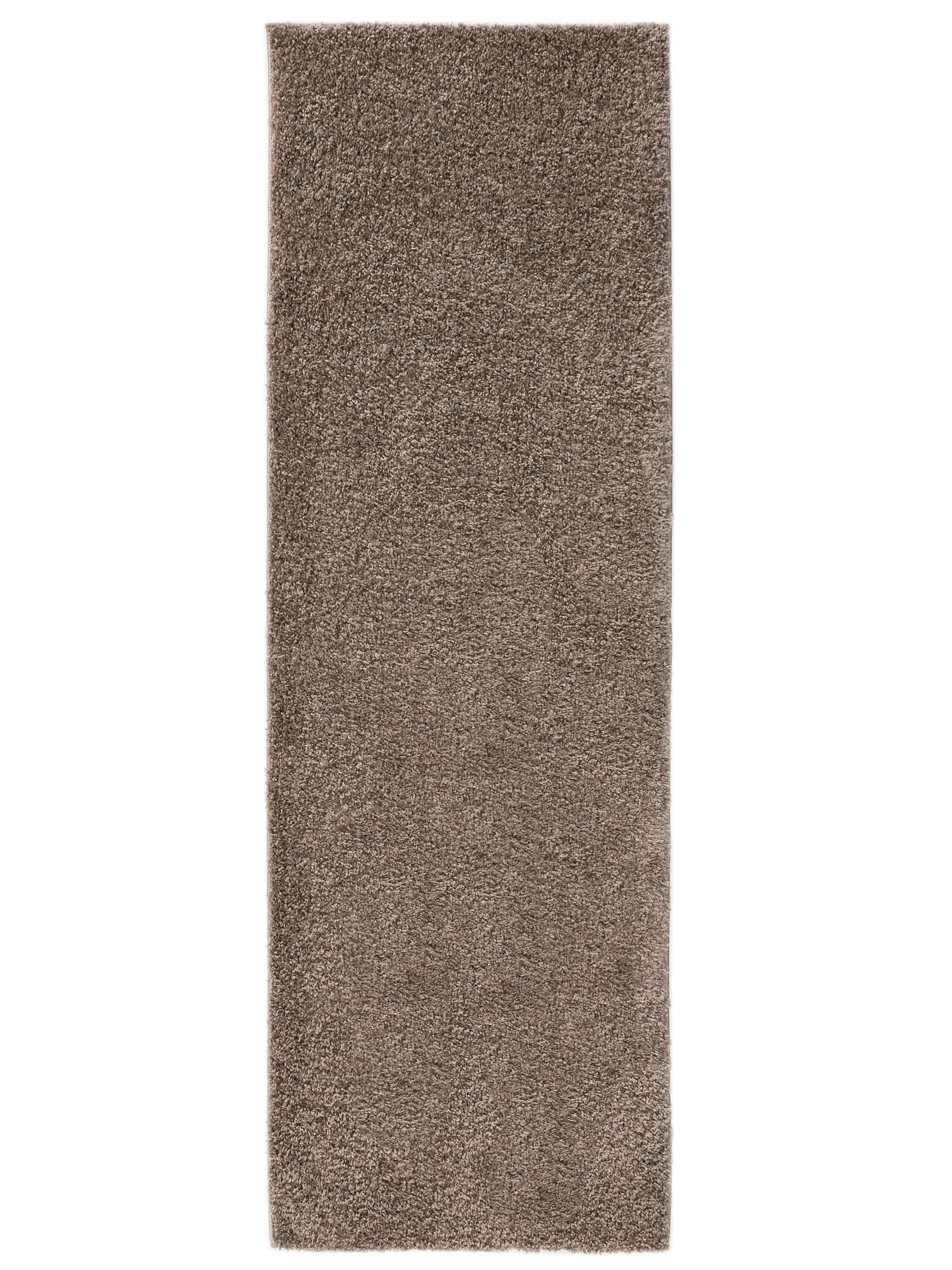 HOCHFLORTEPPICH Soho Taupe 80x250 cm - Taupe, Kunststoff (80/250cm) - benuta