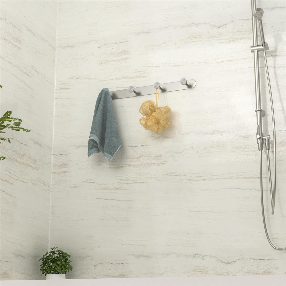 GARDEROBENLEISTE 30/2.55/2.55 cm - Silberfarben, Metall (2.55/2.55/30cm) - Intirilife