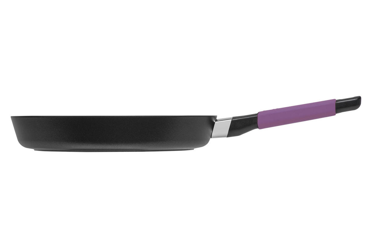 BRATPFANNE INDUKTION ⌀28cm - AUBERGINE - Aubergine, Kunststoff/Metall (28cm) - Gastrolux