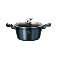 TOPF Türkis 20/20/10.4 cm BH1878 - Türkis, Metall (20cm) - Berlinger Haus