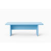 BANK 120 laminiert THEA - Hellblau, Holzwerkstoff (120/45.5/35cm) - RNT By Really Nice Things