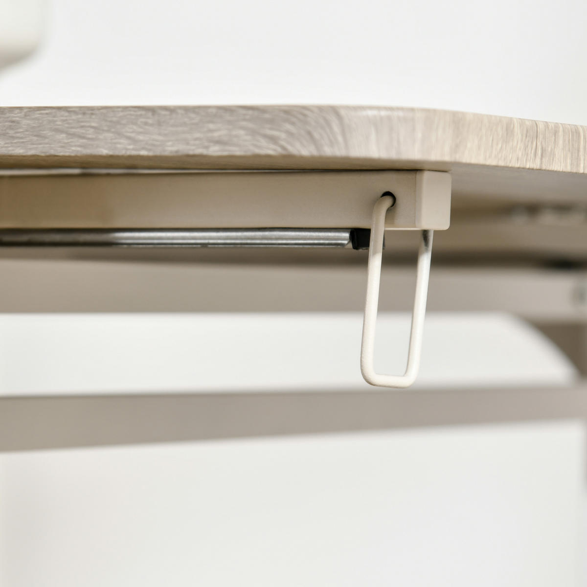 ESSGRUPPE, MDF, Stahl, Natur+Weiß - Naturfarben, Kunststoff (70/75/110cm) - HOMCOM