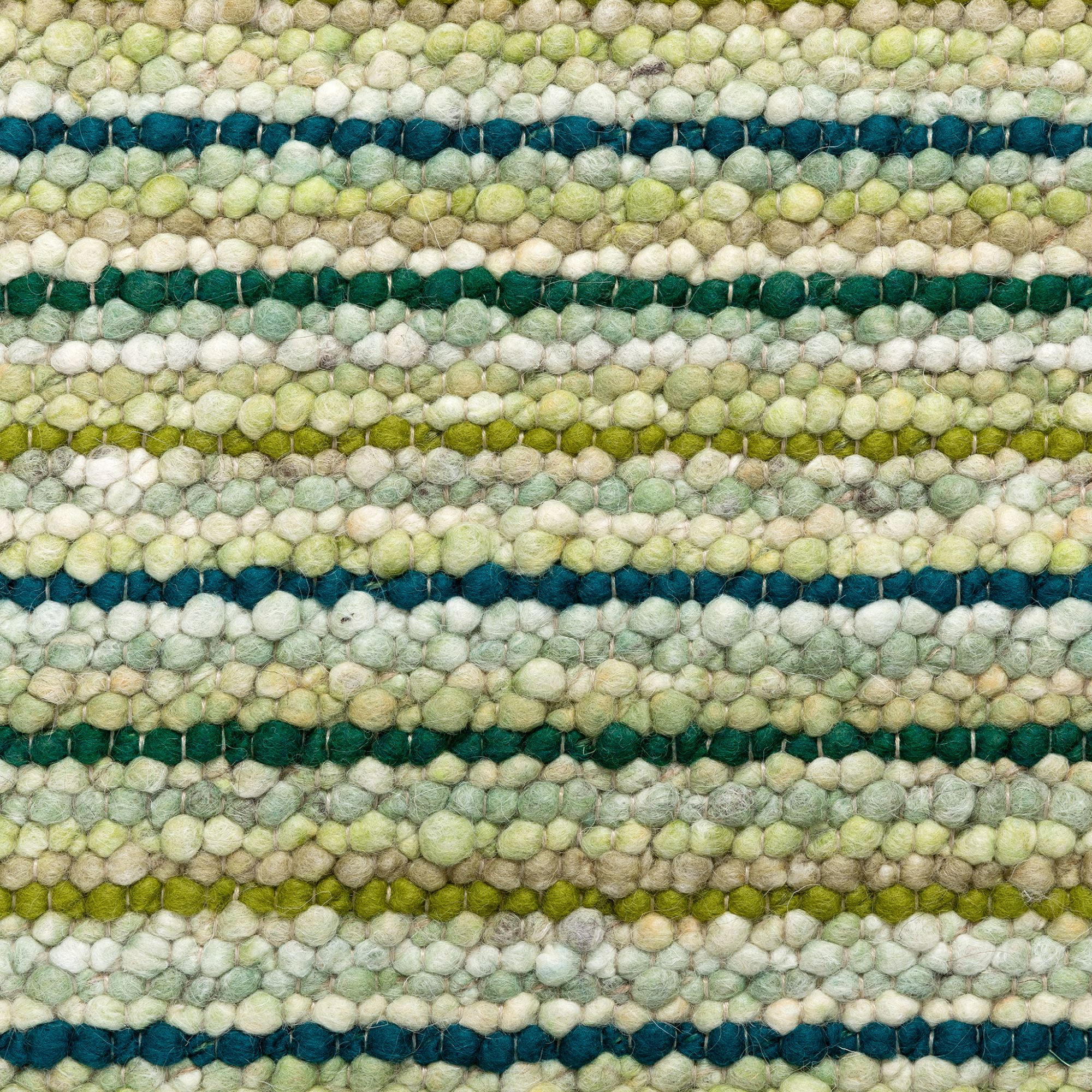 Thumbnail - Flachgewebeteppich, Grün, Naturmaterialien, Uni, Rechteckig, 90x160 cm, beidseitig verwendbar, Teppiche & Böden, Teppich...