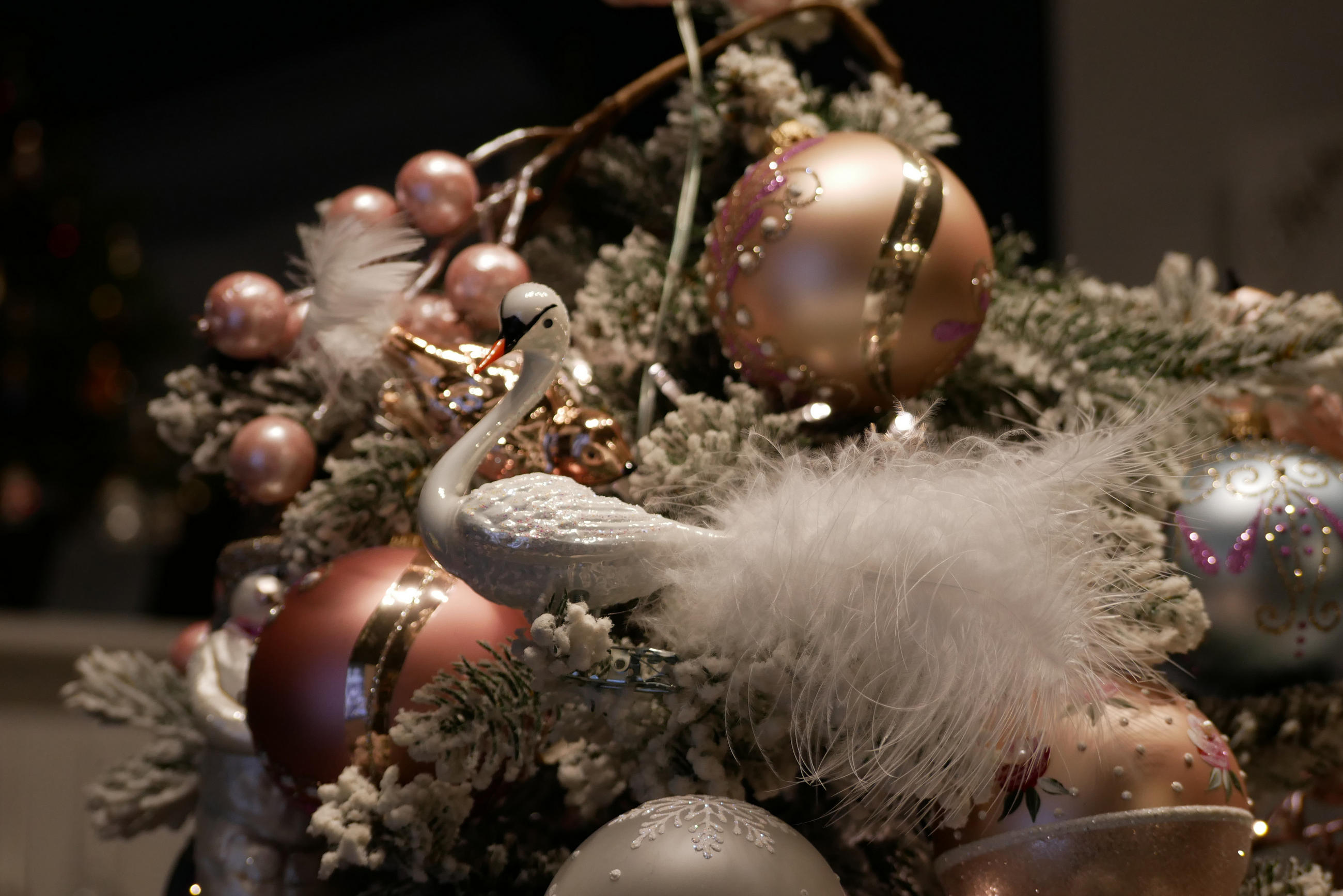 CHRISTBAUMSCHMUCK Schwan Weiß 8cm (Glas / 1 Stk.) - Weiß, Glas (5/8/8cm) - Krebs Glas Lauscha