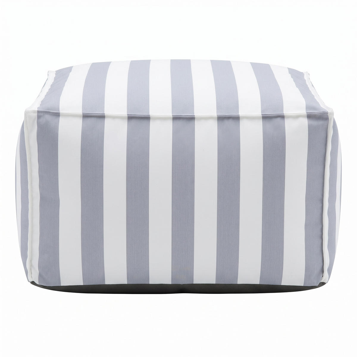 OUTDOOR Pouf Sitzsack SOFT für Garten & Terrasse, Grau - Grau, Textil (70/40/70cm) - Muffo