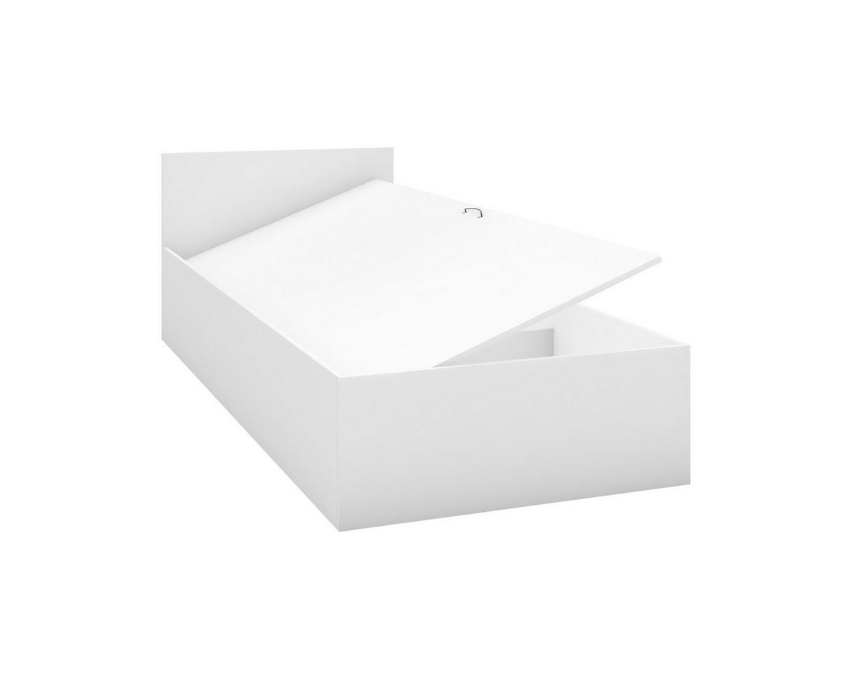 JUGENDBETT INGE 46 90/200 Weiß - Weiß, Holzwerkstoff (90/200cm) - Deine Möbel 24