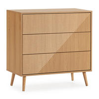 KOMMODE 80/80/40 Telmo Eichenfarbe - Honigeiche, Holzwerkstoff (80/80/40cm) - VS Venta-stock