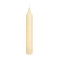 MARBLE Leuchterkerzen durchgefärbt Bisquit 150 x 22 mm, 20er Set - Beige, Paraffin (2.2/15/15cm) - Wiedemann Kerzen