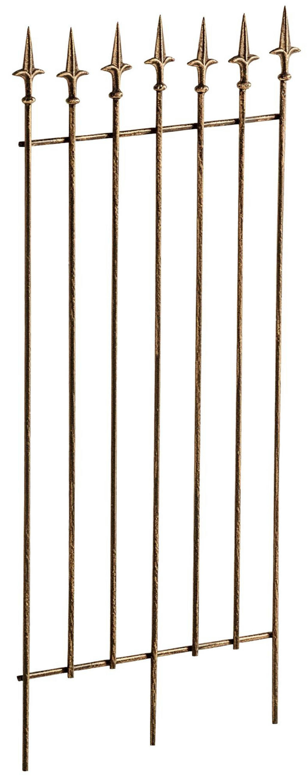 RANKGITTER Freya 2er Set 50x0,7x100cm Metall Bronze Rankhilfe - Bronzefarben, Metall (50/100/0.7cm) - DELUKE