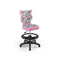 KINDERSTUHL Petit mit Fußstütze - Rosa, Textil (66/90/66cm) - RAUMHIRSCH FURNITURE