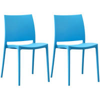 STÜHLE Merle - 2er Set blau - Blau, Kunststoff (42/81/49cm) - TPFGarden
