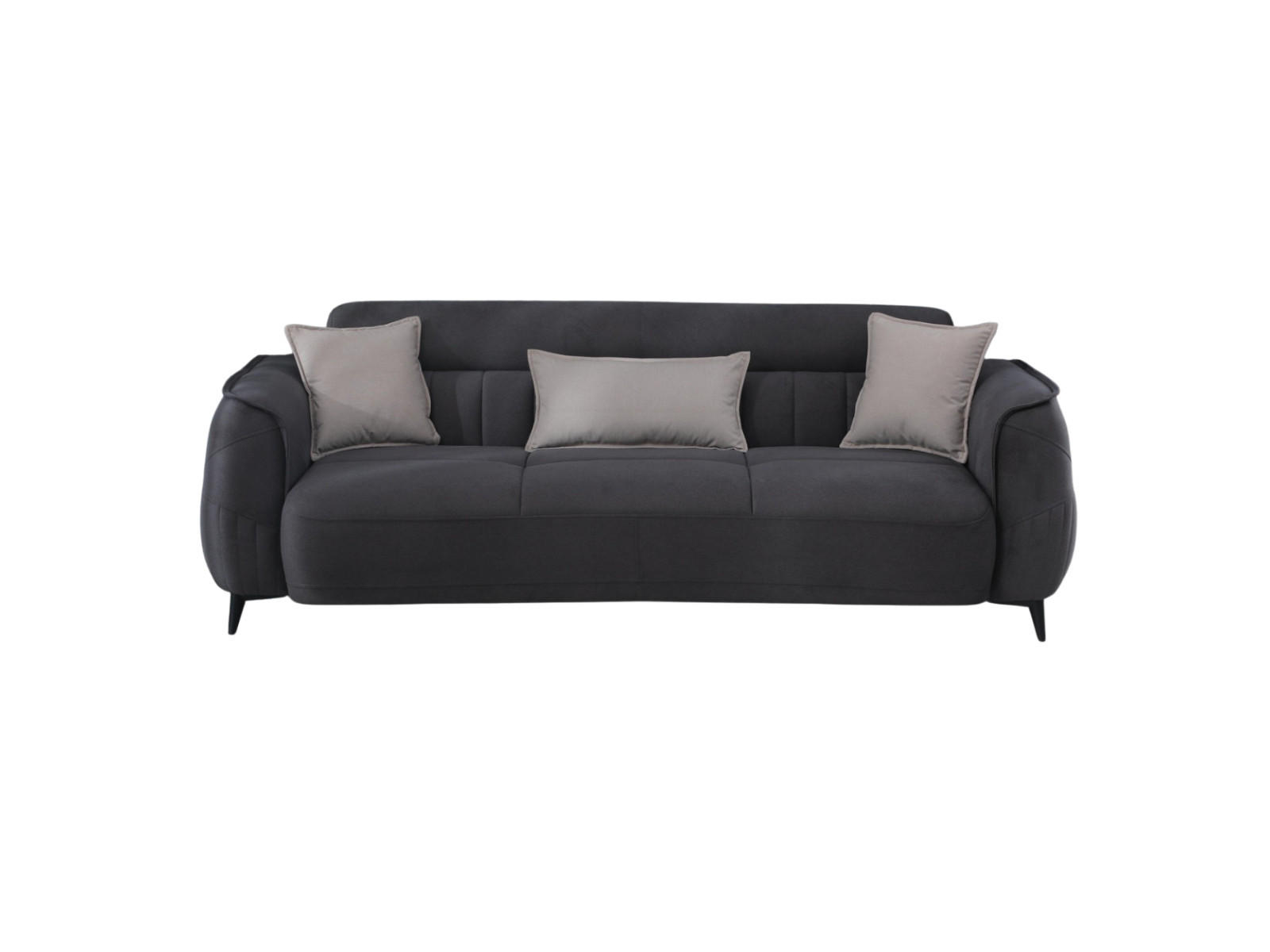 2-SITZER SOFA Cordoba Anthrazit - Anthrazit, Holzwerkstoff/Kunststoff (175/85/100cm)