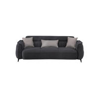 2-SITZER SOFA Cordoba Anthrazit - Anthrazit, Holzwerkstoff/Kunststoff (175/85/100cm)