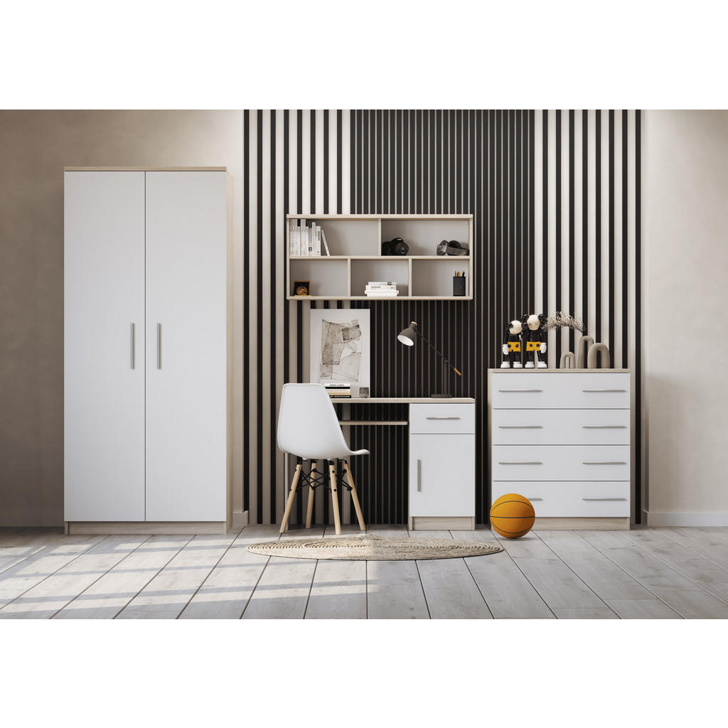 Thumbnail - Möblo Kommode, Sonoma Eiche, Holzwerkstoff, 4 Schubladen, Rechteckig, 80x93x40 cm, Wohnzimmer, Kommoden & Sideboards, Ko...