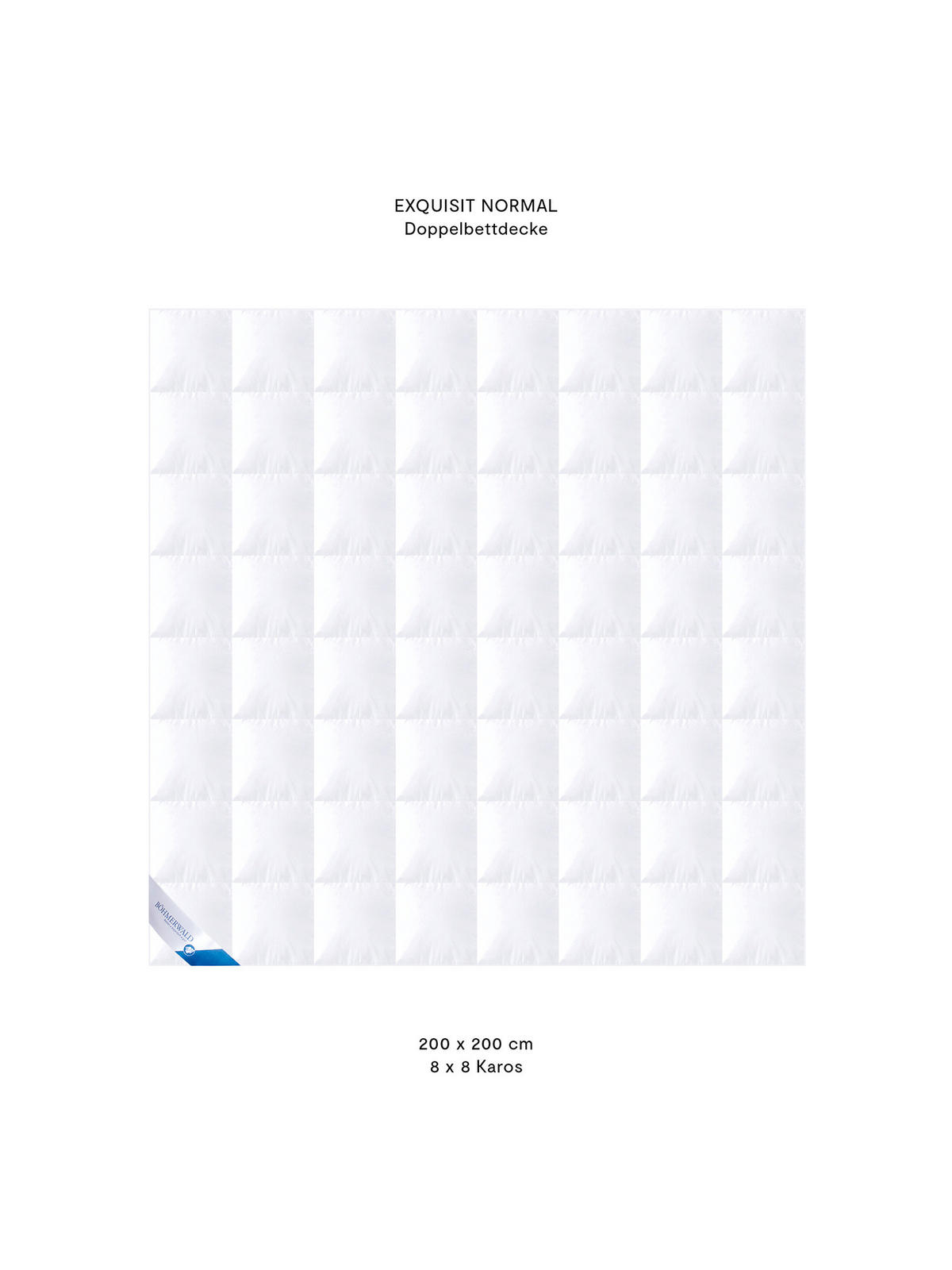 GANZJAHRESBETTDECKE EXQUISIT - 100% GÄNSEDAUNEN - Weiß, Naturmaterialien/Textil (200/200cm) - Böhmerwald