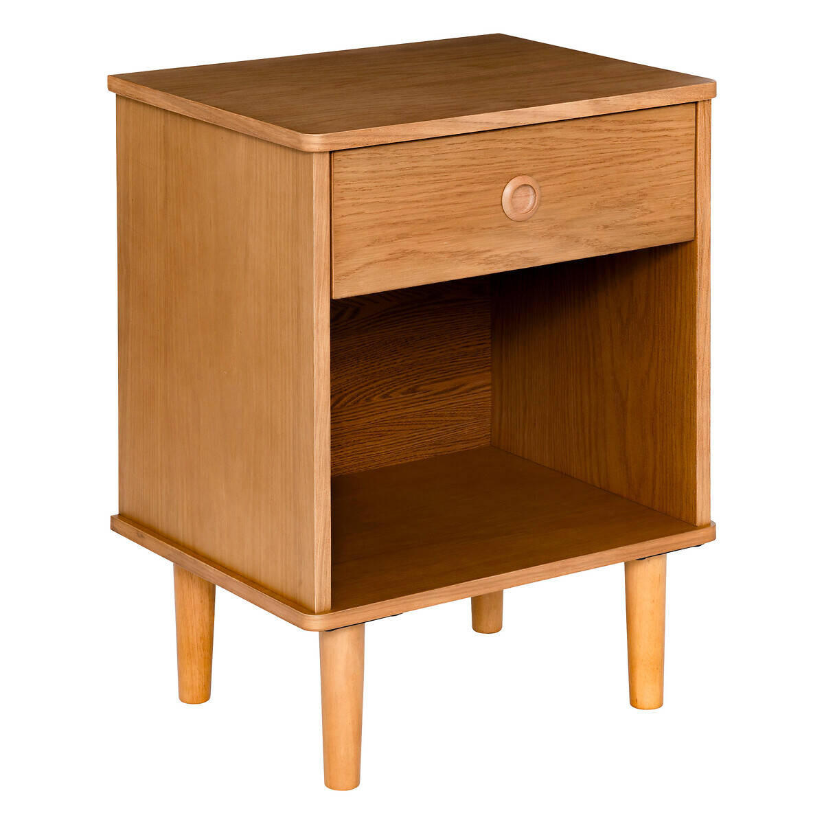 NACHTTISCH Charlie 44,5/35/61 cm - Braun, Holzwerkstoff (35/61/44.5cm) - Atmosphera Createur d´interieur