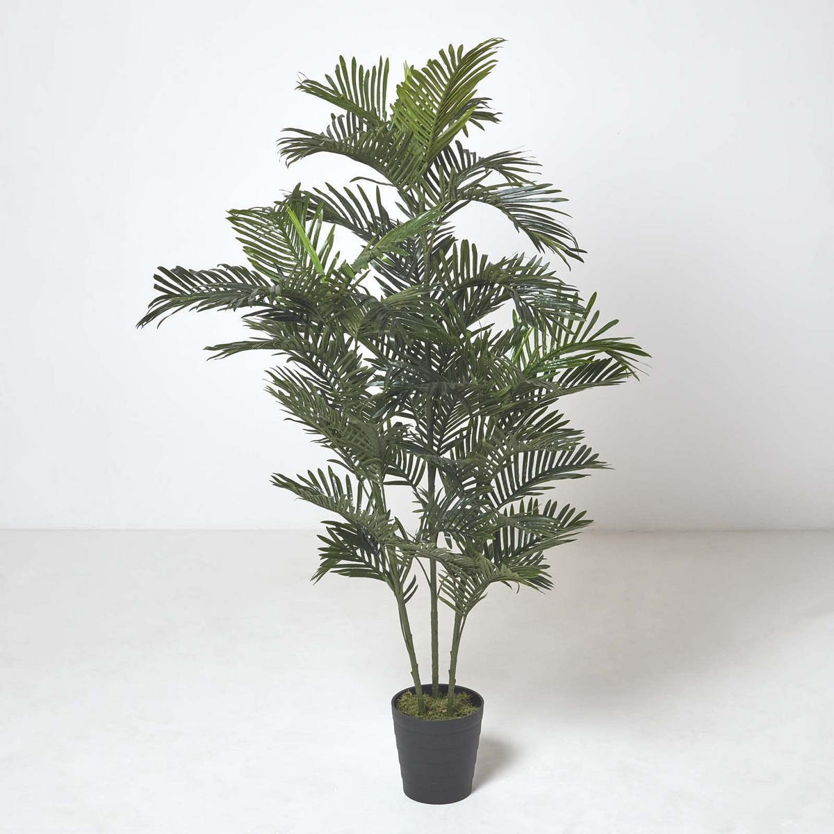 KUNSTPALME 180 cm - Grün, Kunststoff (180cm) - Homescapes