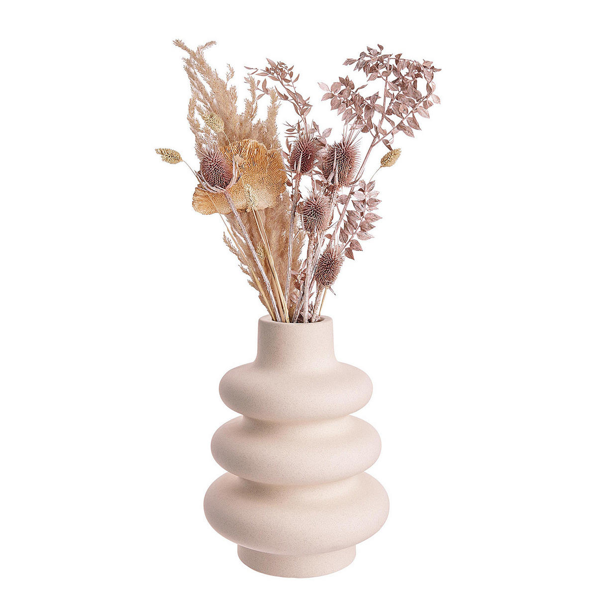 VASE Curves - Beige, Keramik (24cm) - Butlers