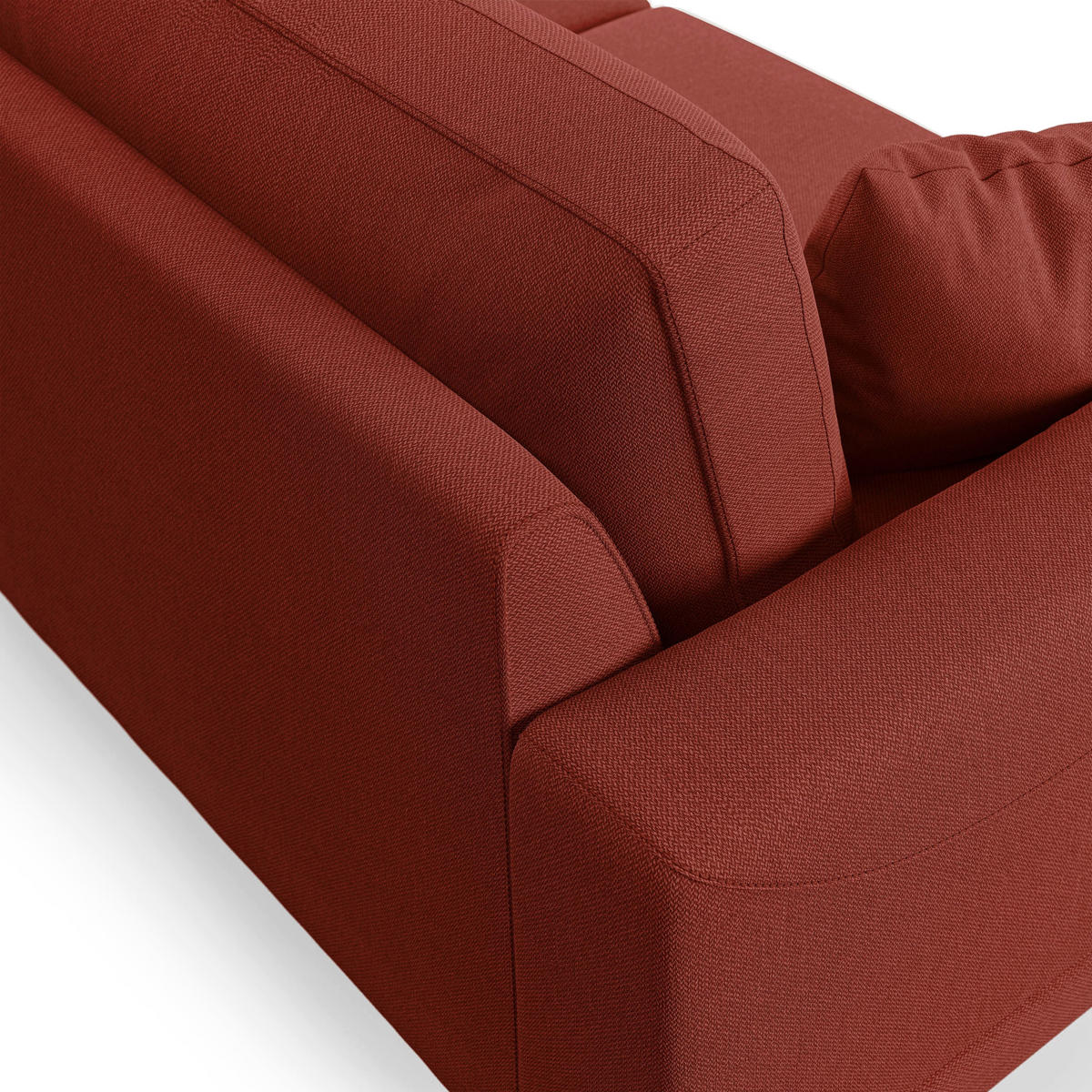 LINEARSOFA Dorian - Rot, Textil (178/88/93cm) - Divani.store