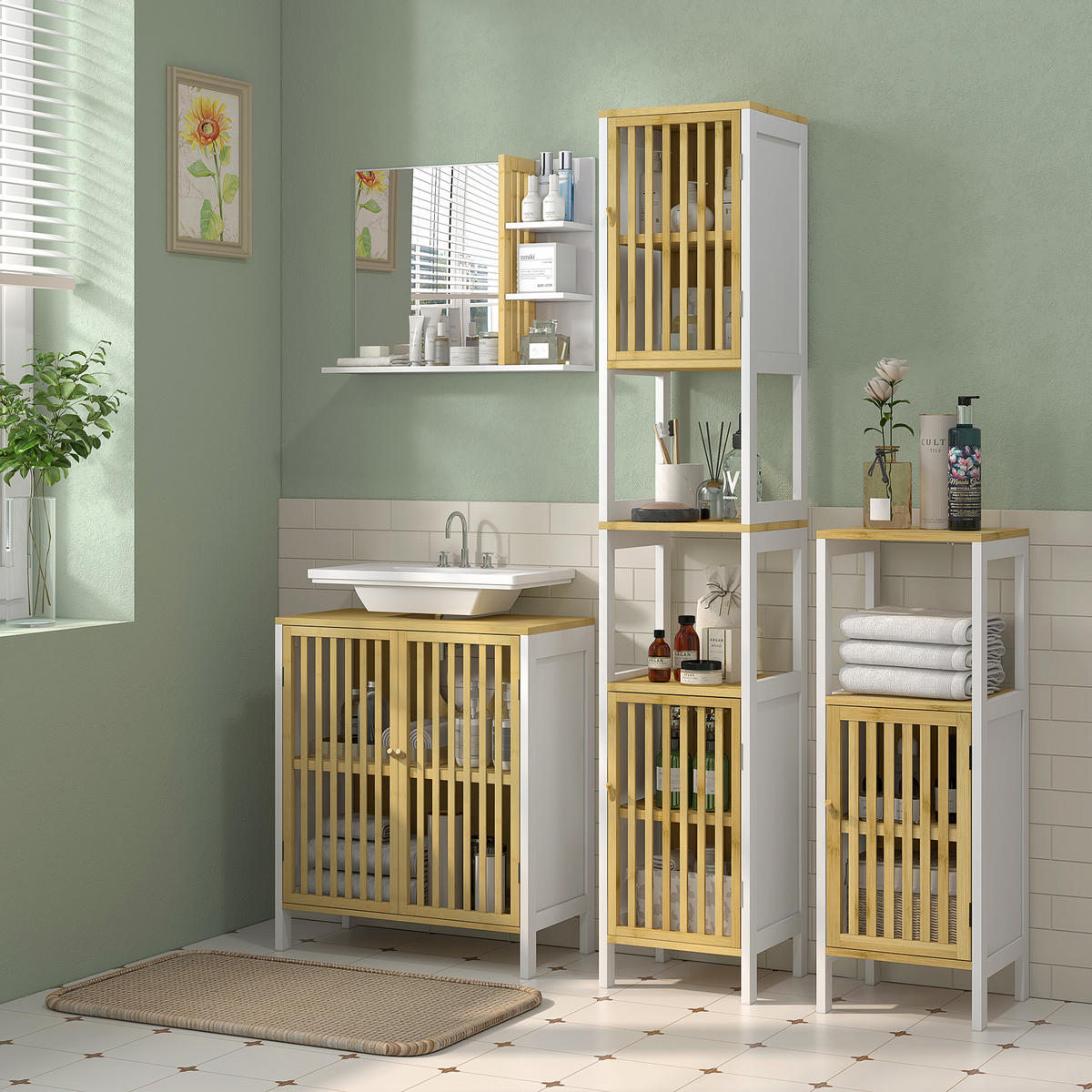 HÄNGESCHRANK Weiß 1 Stück - Weiß, Kunststoff (60/70/30cm) - GiPP