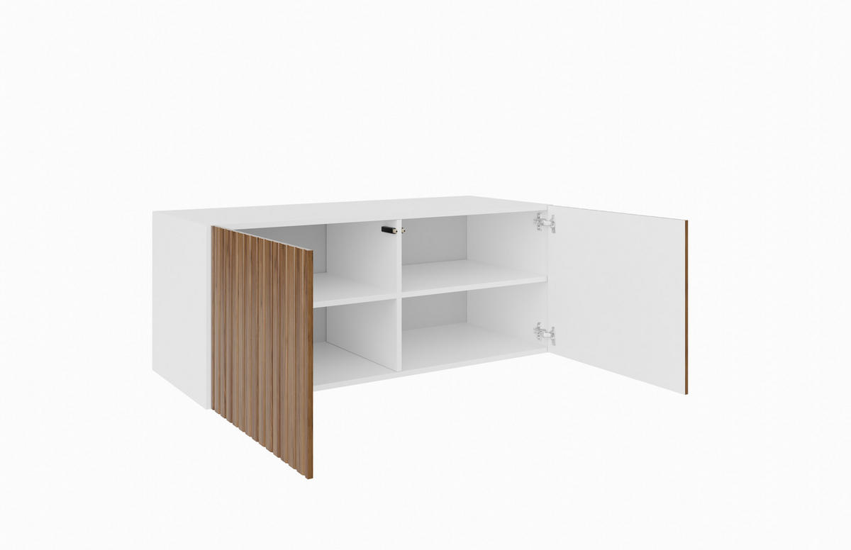 TV-SCHRANK MIO - Wildeiche/Weiß, Holzwerkstoff (100/41/40cm) - Meblini